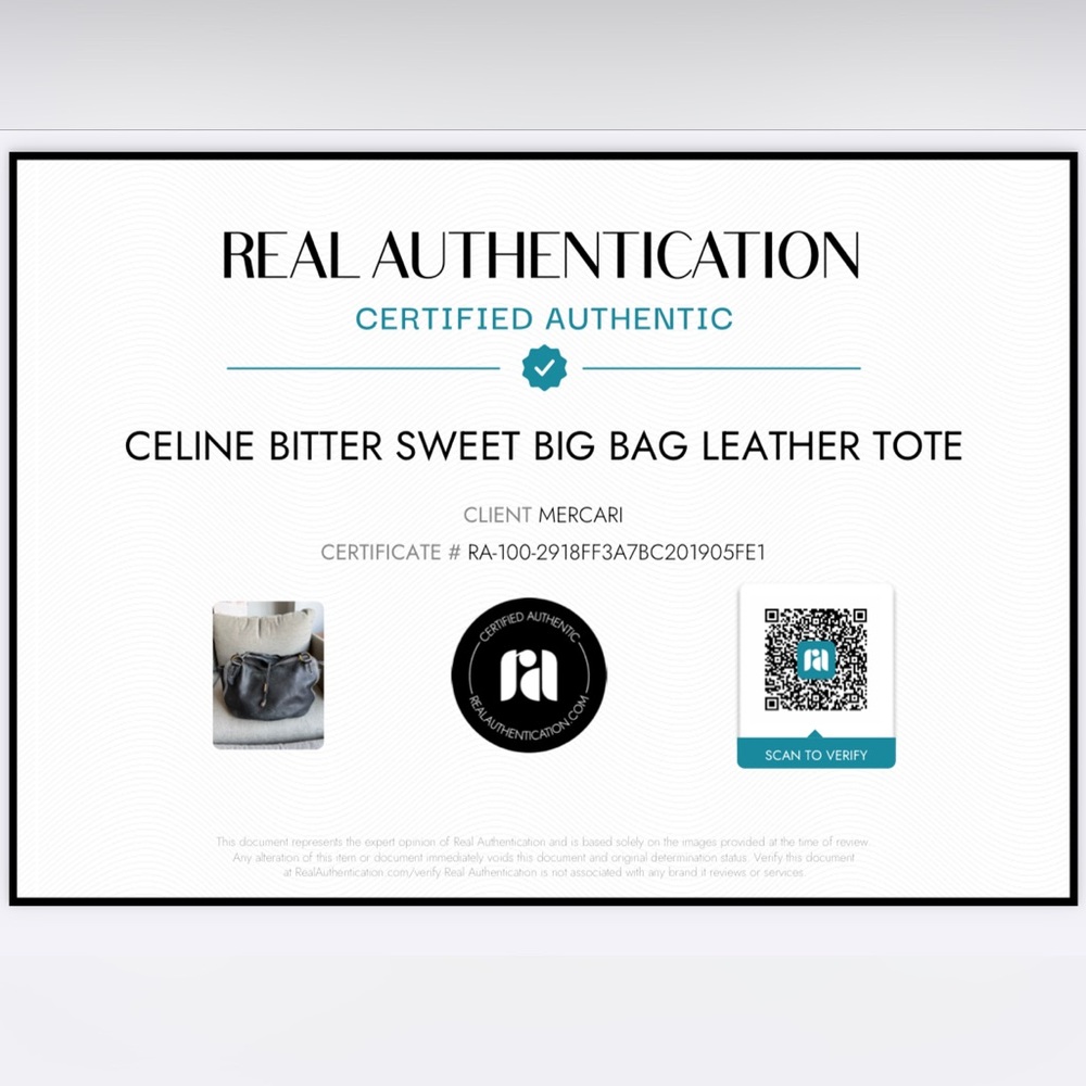 Celine bitter sweet big bag leather tote - Picture 16 of 16